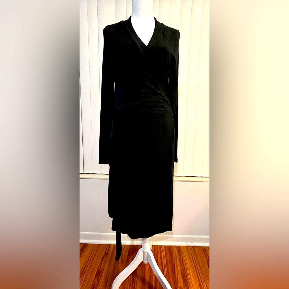 Banana Republic Dresses | Banana Republic Black Wrap Dress